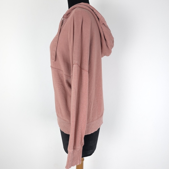 Offline by Aerie dusty pink distressed oversized size small - Picture 2 of 9